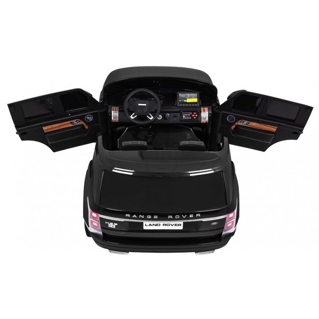 Dvivietis elektromobilis vaikams Range Rover HSE 4x4, juodas