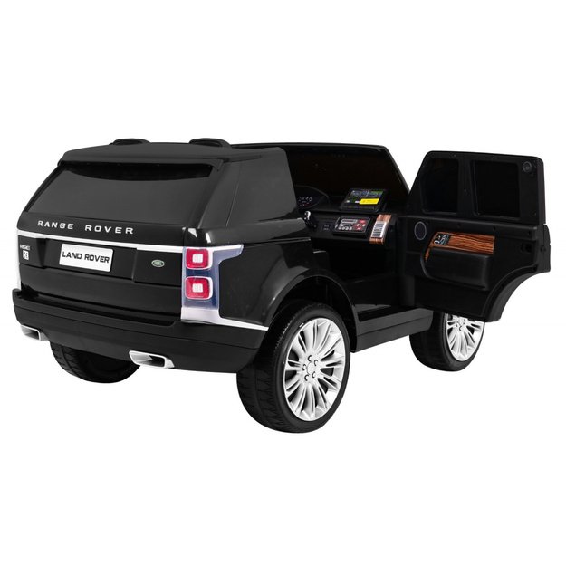 Dvivietis elektromobilis vaikams Range Rover HSE 4x4, juodas
