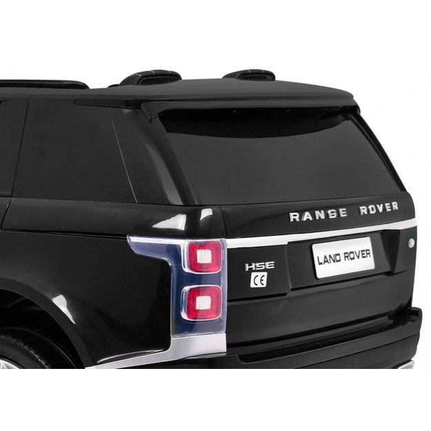 Dvivietis elektromobilis vaikams Range Rover HSE 4x4, juodas