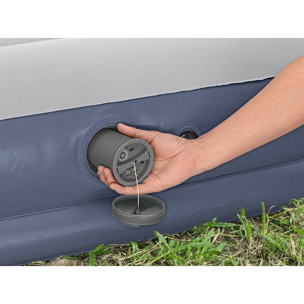 Dvivietis pripučiamas čiužinys su elektriniu siurbliu 203x152x36cm, Bestway