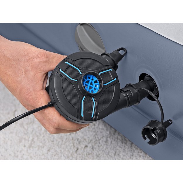 Dvivietis pripučiamas čiužinys su elektriniu siurbliu 203x152x36cm, Bestway