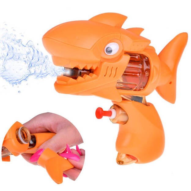 Kišeninis vandens pistoletas vaikams, oranžinis