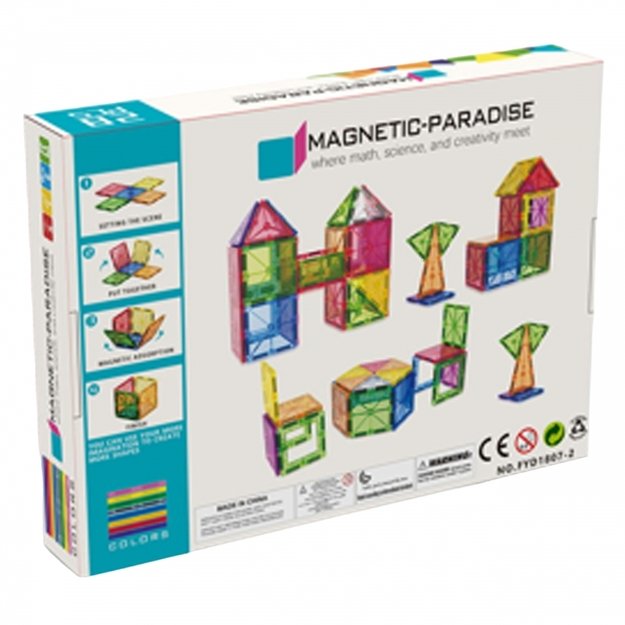 Magnetinės Montessori konstruktorius, WOOPIE 17