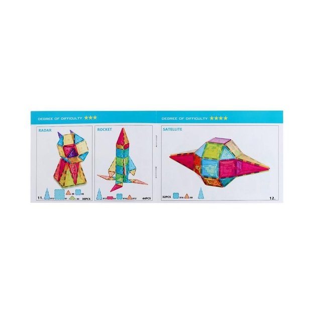 Magnetinės Montessori konstruktorius, WOOPIE 14