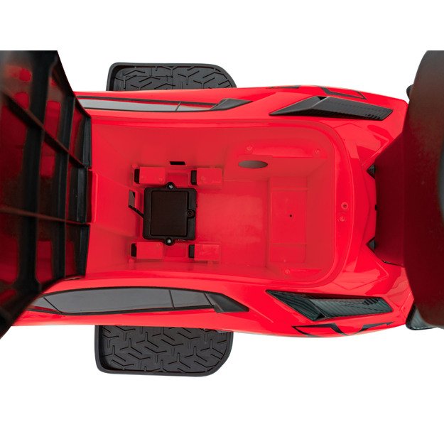 Paspiriama mašinėlė - stumdukas Lamborghini Aventador SV  vaikams, raudona