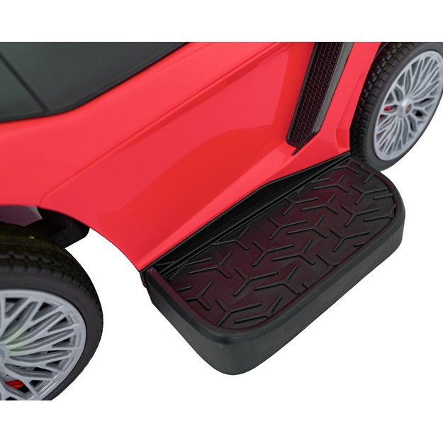 Paspiriama mašinėlė - stumdukas Lamborghini Aventador SV  vaikams, raudona