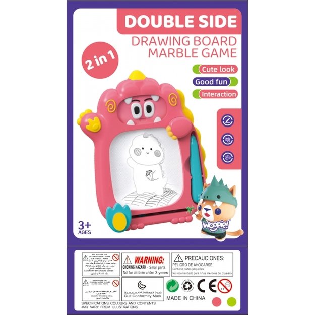 Žaislinė magnetinė lenta 2in1, žalia, WOOPIE