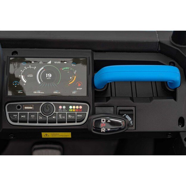 Dvivietis elektromobilis Farmer Truck Speed 900, mėlynas