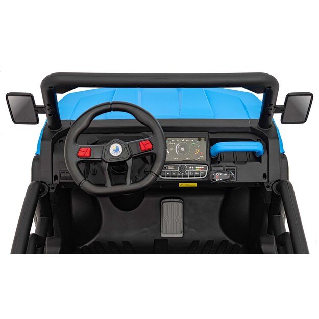 Dvivietis elektromobilis Farmer Truck Speed 900, mėlynas