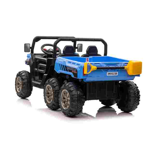 Dvivietis elektromobilis Farmer Truck Speed 900, mėlynas