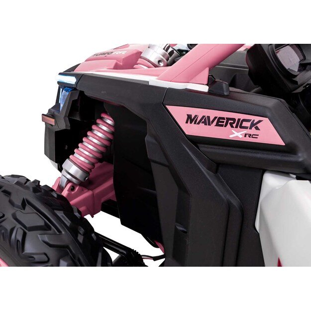 Dvivietis elektromobilis bagis Maverick Turbo RR, rožinis