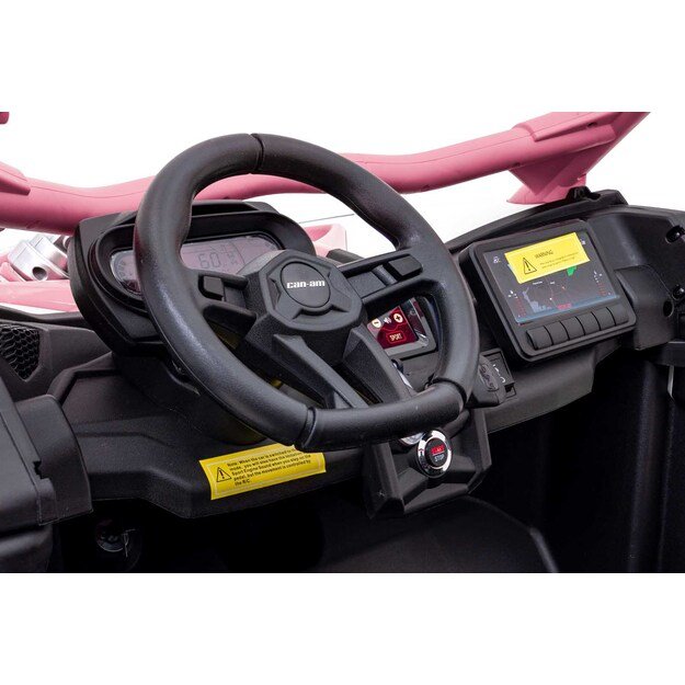 Dvivietis elektromobilis bagis Maverick Turbo RR, rožinis