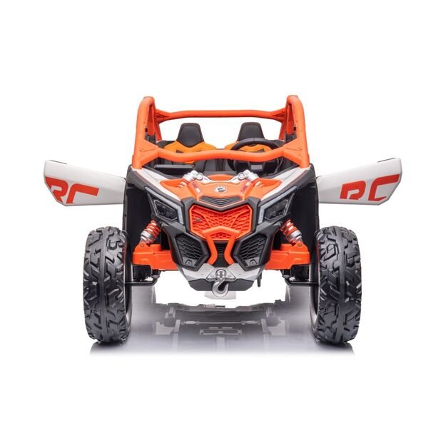 Dvivietis elektromobilis 4x4 bagis Can-am RS DK-CA001, oranžinis 7