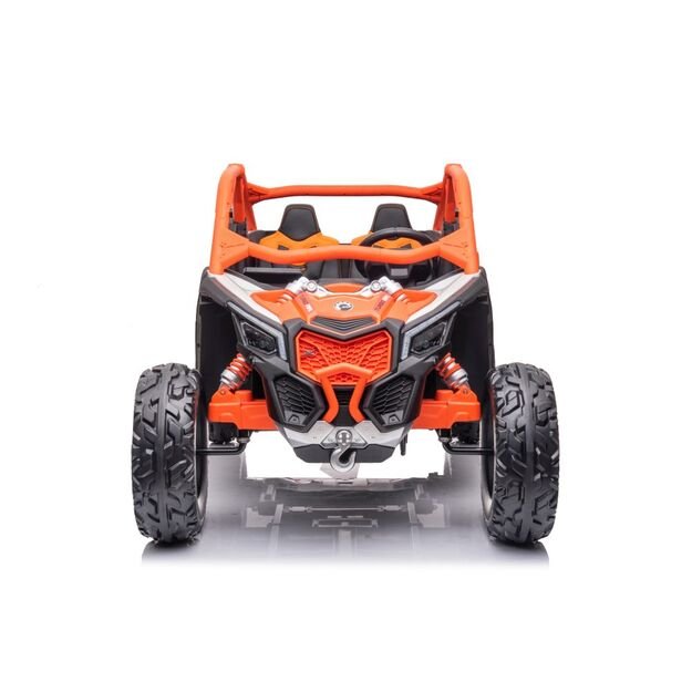Dvivietis elektromobilis 4x4 bagis Can-am RS DK-CA001, oranžinis 5