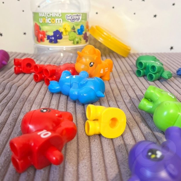 Edukacinis Montessori rūšiavimo rinkinys „Suderink skaičius“ 13 el., WOOPIE