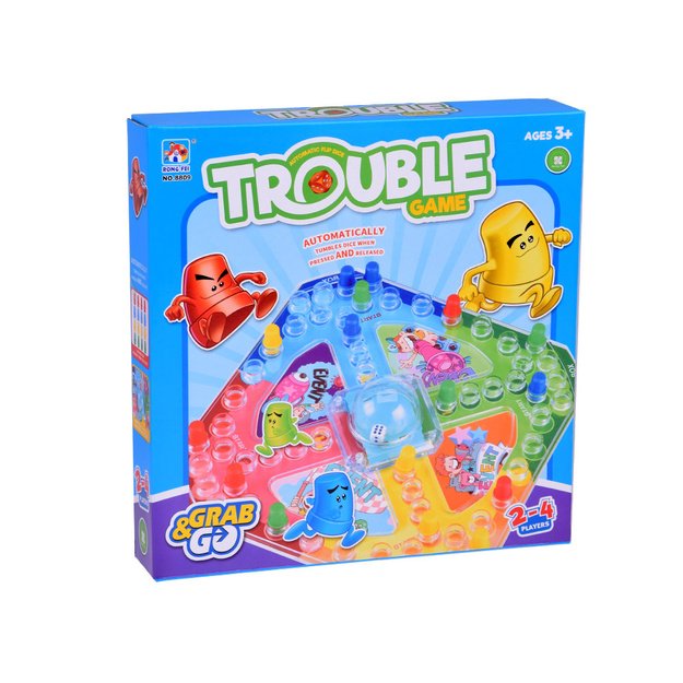 Arkadinis stalo žaidimas vaikams „Trouble game“ 