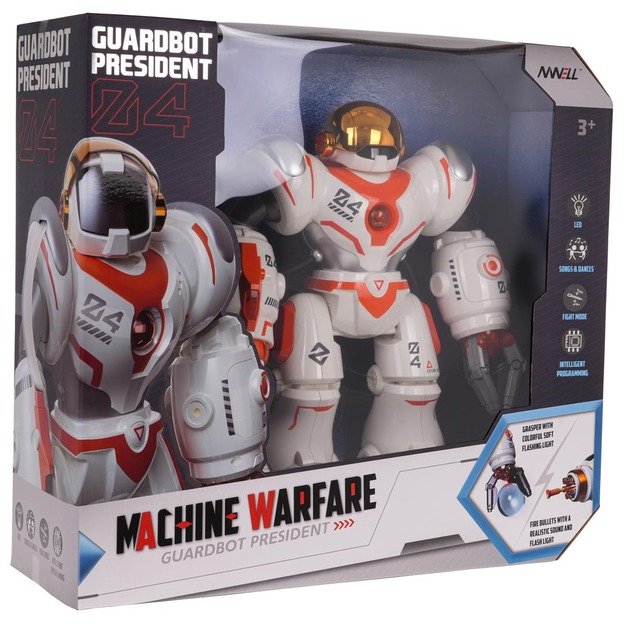 Nuotoliniu būdu valdomas robotas, oranžinis