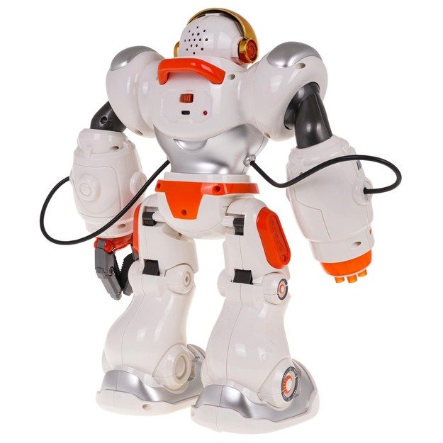Nuotoliniu būdu valdomas robotas, oranžinis