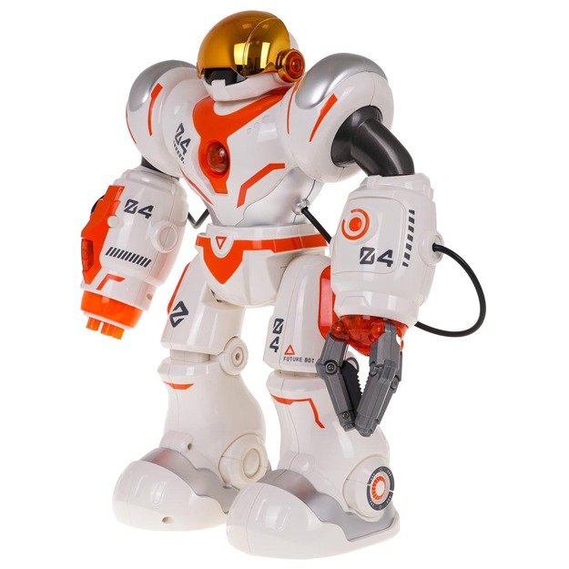 Nuotoliniu būdu valdomas robotas, oranžinis