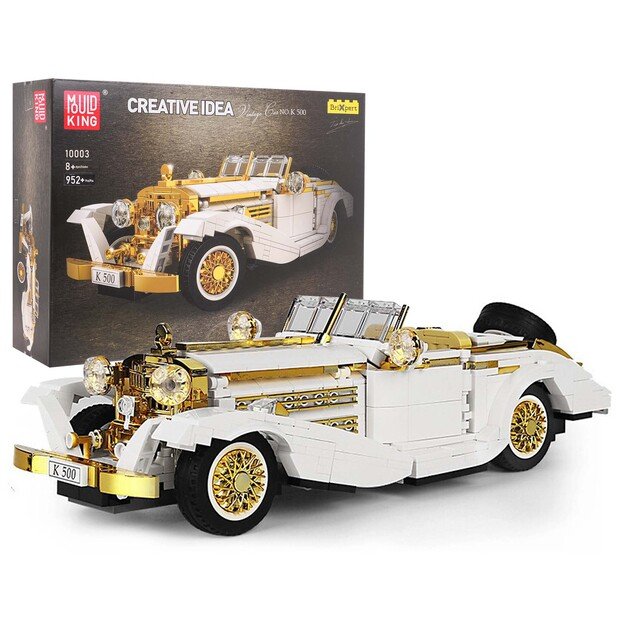 Retro automobilio K500 konstrukcinis rinkinys 952 el.