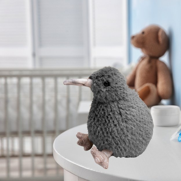 Pliušinis paukštis „Kivi“ 21 cm, pilkas