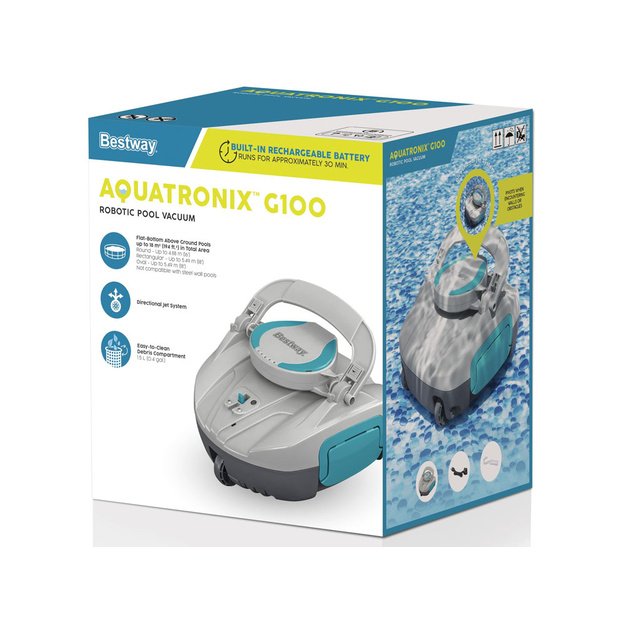 Automatinis akumuliatorinis baseino dulkių siurblys „Bestway AquaTronix G100“  