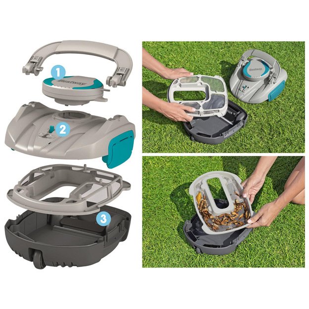 Automatinis akumuliatorinis baseino dulkių siurblys „Bestway AquaTronix G100“  