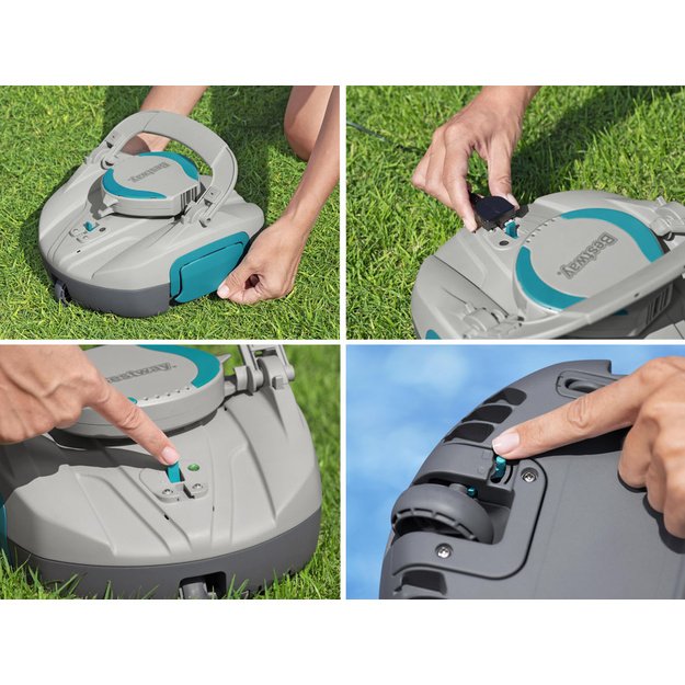 Automatinis akumuliatorinis baseino dulkių siurblys „Bestway AquaTronix G100“  