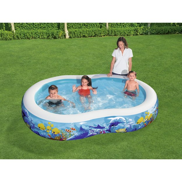Pripučiamas baseinas vaikams 262x157x46cm, Bestway