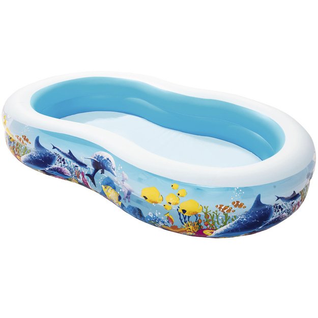 Pripučiamas baseinas vaikams 262x157x46cm, Bestway