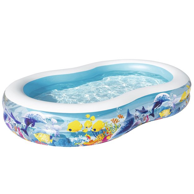 Pripučiamas baseinas vaikams 262x157x46cm, Bestway