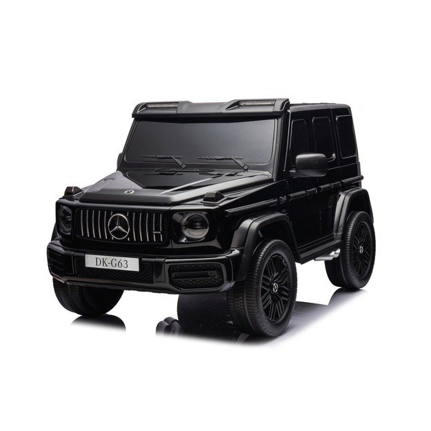 Dvivietis elektrinis visureigis vaikams Mercedes Benz G63 AMG XXL, juodas