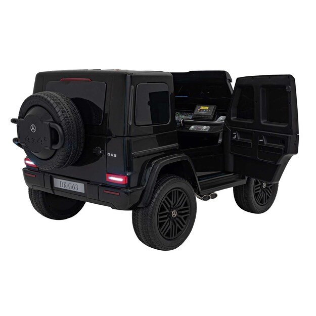 Dvivietis elektrinis visureigis vaikams Mercedes Benz G63 AMG XXL, juodas