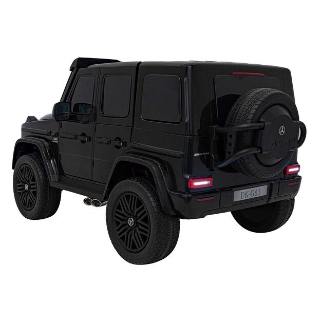 Dvivietis elektrinis visureigis vaikams Mercedes Benz G63 AMG XXL, juodas