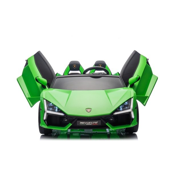 Dvivietis elektromobilis vaikams Lamborghini Revuelto XL, žalias