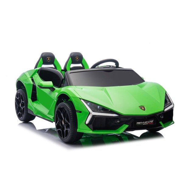 Dvivietis elektromobilis vaikams Lamborghini Revuelto XL, žalias