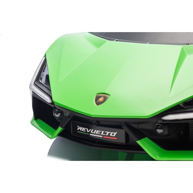 Dvivietis elektromobilis vaikams Lamborghini Revuelto XL, žalias