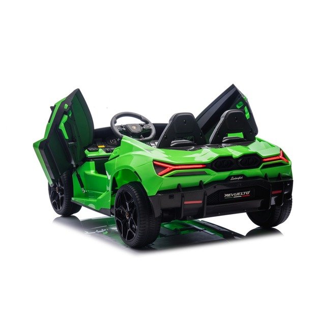 Dvivietis elektromobilis vaikams Lamborghini Revuelto XL, žalias
