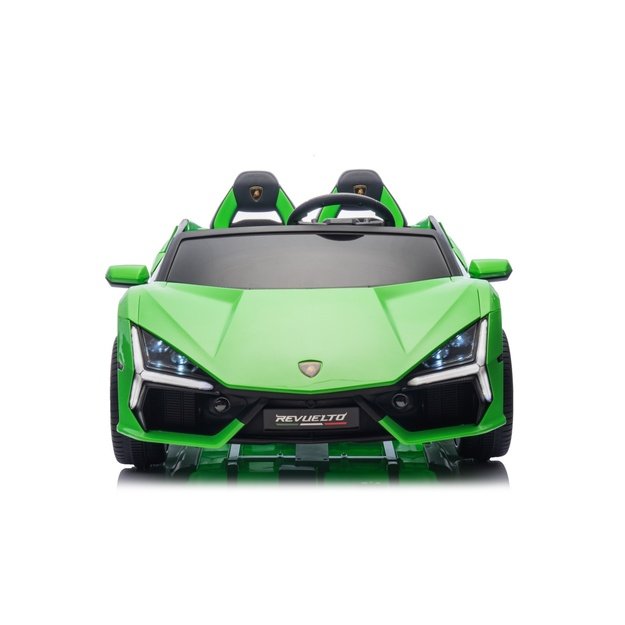 Dvivietis elektromobilis vaikams Lamborghini Revuelto XL, žalias