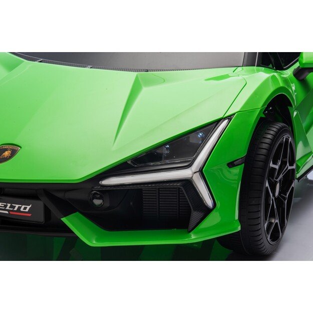 Dvivietis elektromobilis vaikams Lamborghini Revuelto XL, žalias