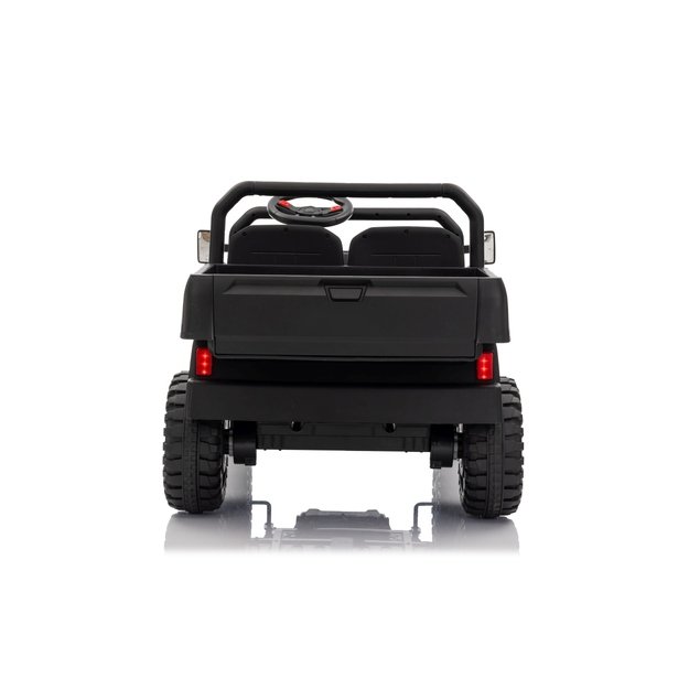Dvivietis elektrinis visureigis vaikams Champion Pick-Up, juodas