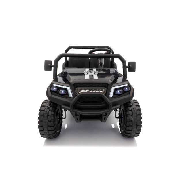 Dvivietis elektrinis visureigis vaikams Champion Pick-Up, juodas