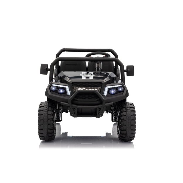 Dvivietis elektrinis visureigis vaikams Champion Pick-Up, juodas