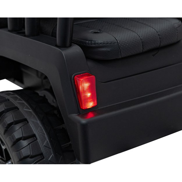 Dvivietis elektrinis visureigis vaikams Champion Pick-Up, juodas