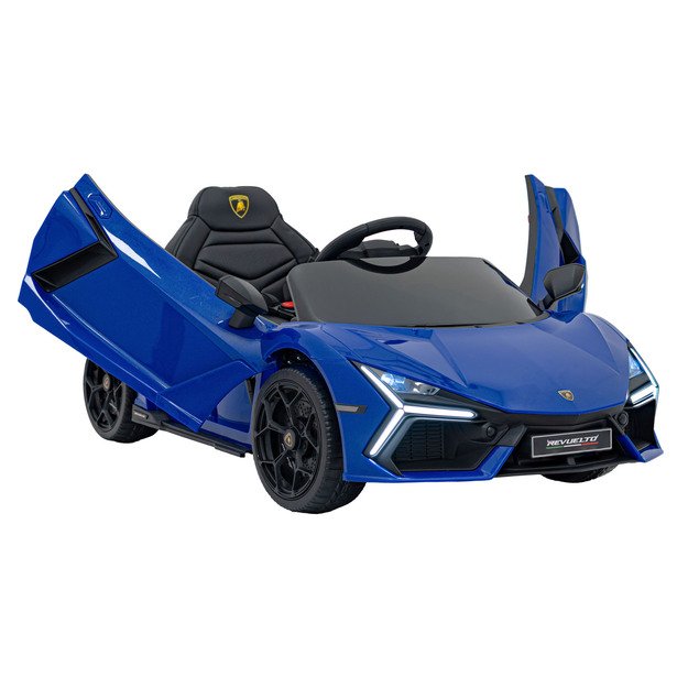 Vienvietis elektromobilis vaikams Lamborghini Revuelto, mėlynas