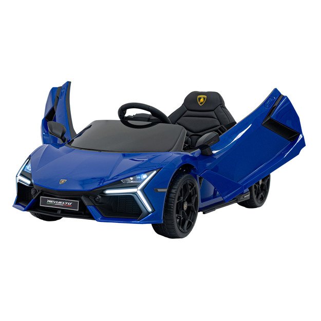 Vienvietis elektromobilis vaikams Lamborghini Revuelto, mėlynas