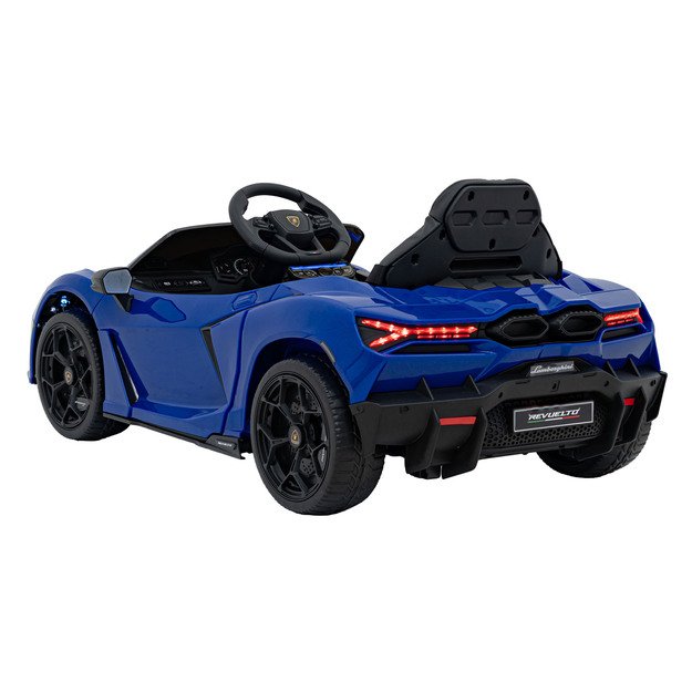 Vienvietis elektromobilis vaikams Lamborghini Revuelto, mėlynas