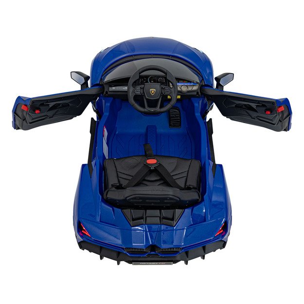 Vienvietis elektromobilis vaikams Lamborghini Revuelto, mėlynas