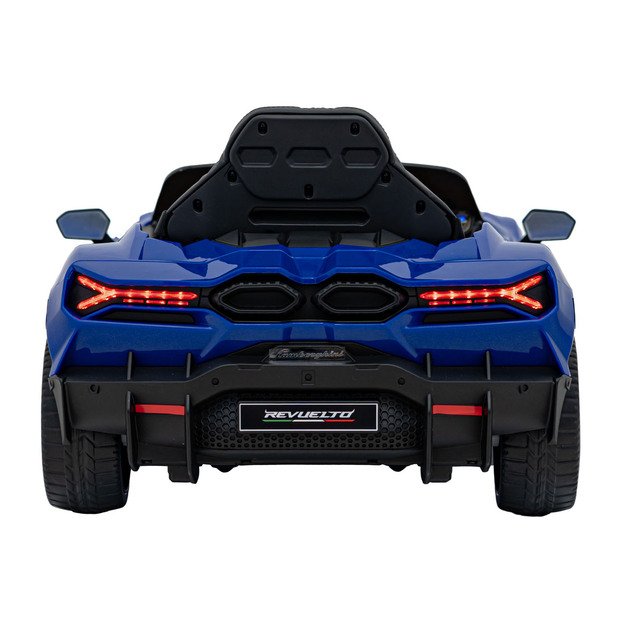 Vienvietis elektromobilis vaikams Lamborghini Revuelto, mėlynas