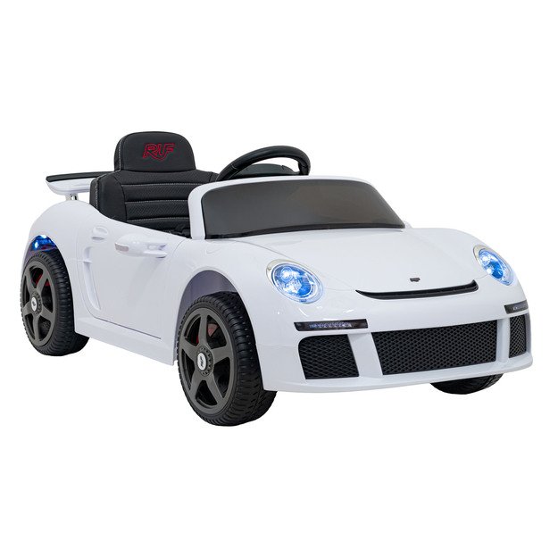 Vienvietis elektromobilis vaikams RUF CTR3, baltas